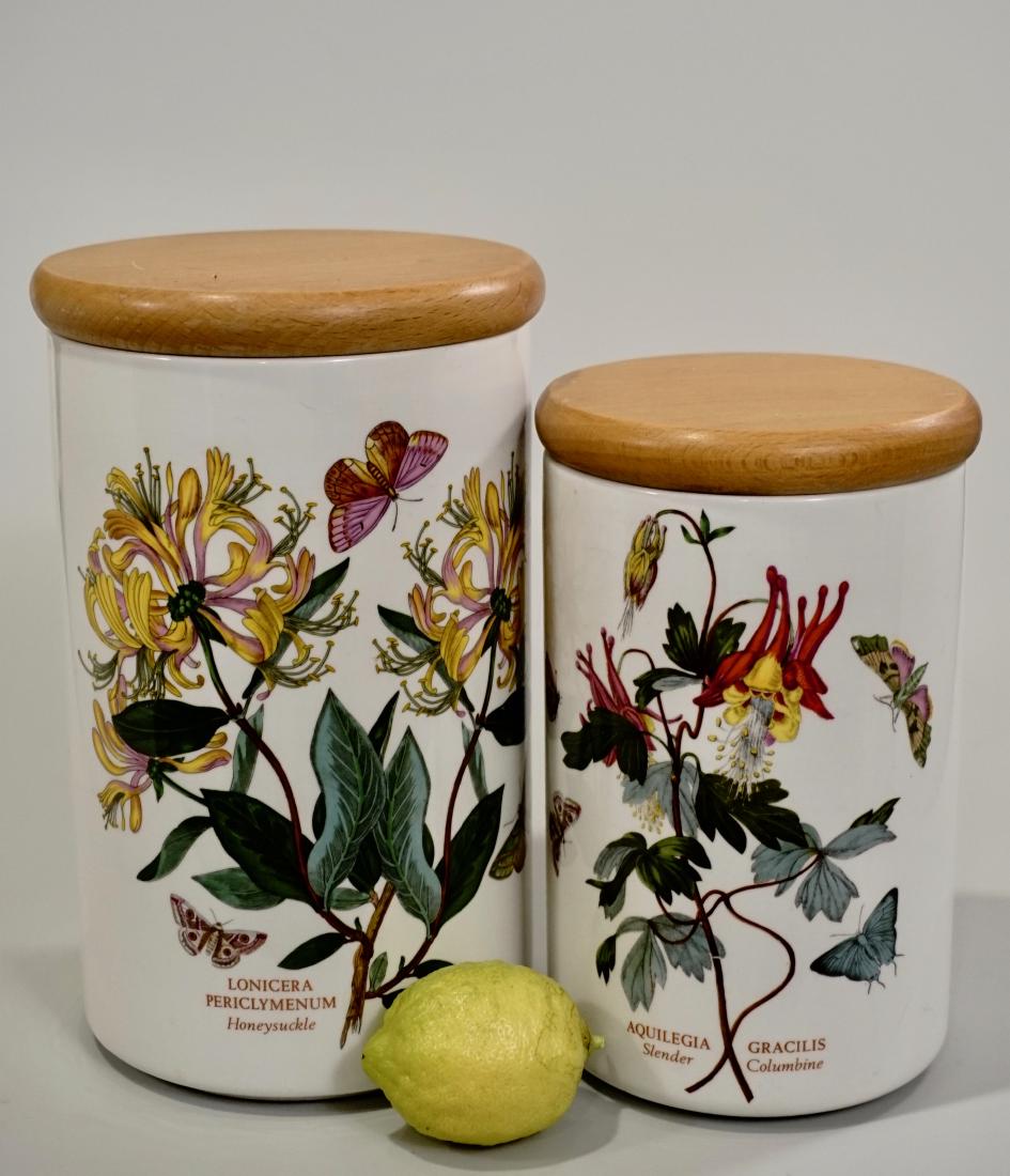 The Botanic Garden Porcelain Container Airtight Wooden (1 of 10)