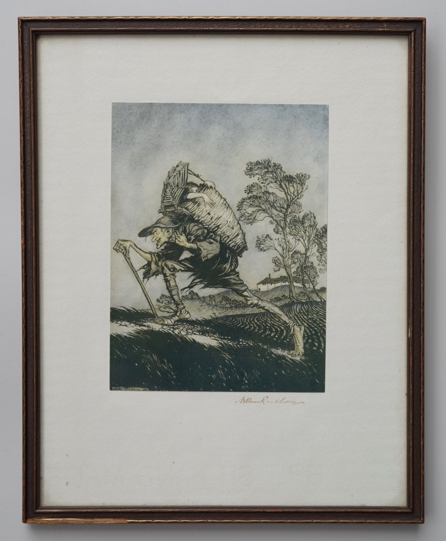 Arthur Rackham Illustrations Grimm Signed Print Framed (1 of 6)