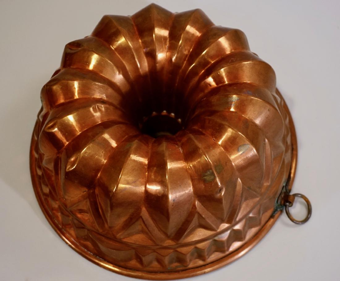 Antique Copper Baking Mold Made In Germany Gugelhupf (1 of 6)