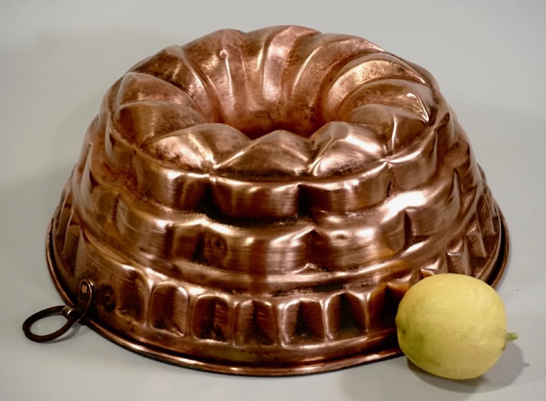 Large Italian Copper Baking Mold Wall Plaque (1 of 4)