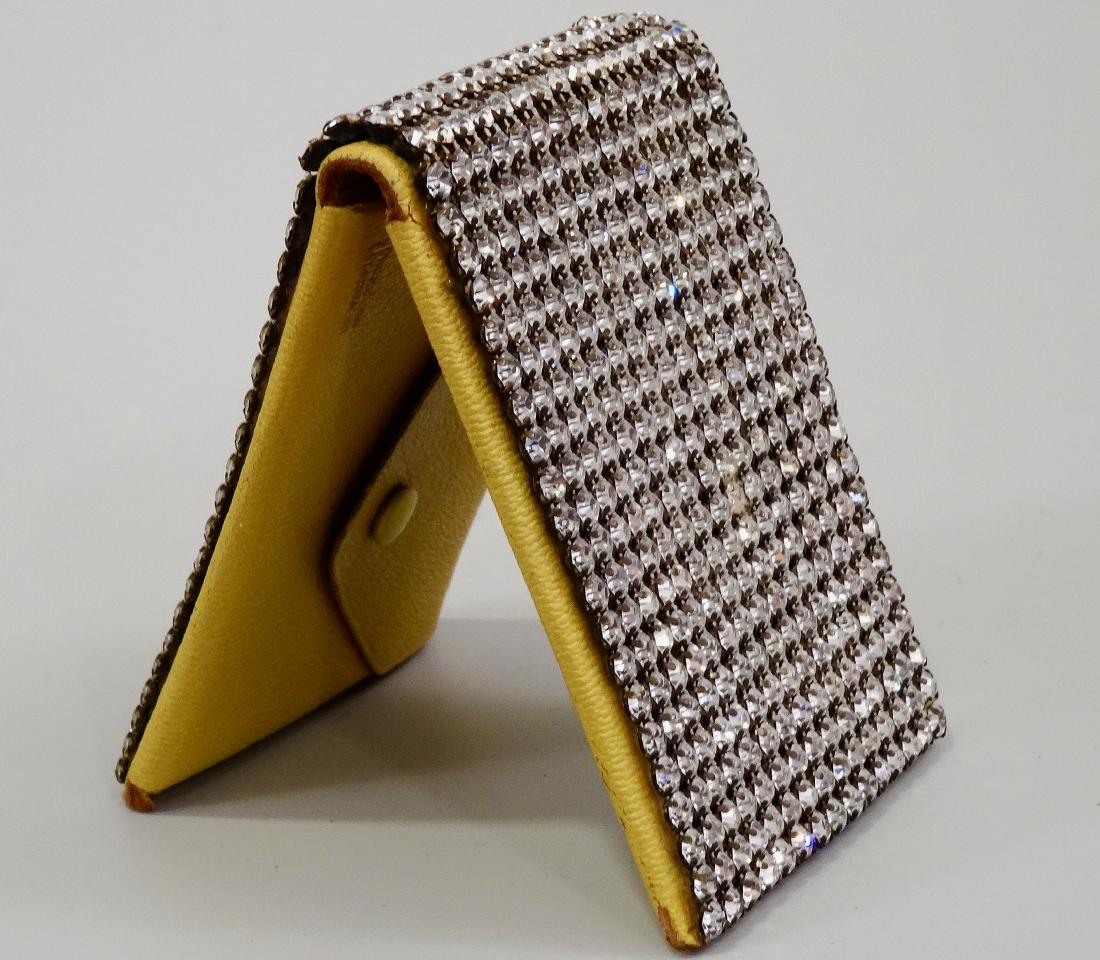 Princess Gardner Vintage Jeweled Yellow Leather Bifold (1 of 8)