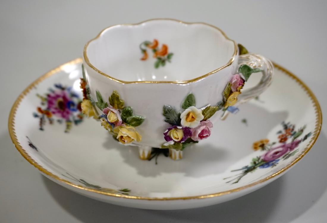 Meissen Porcelain Floral Encrusted Demitasse Cup May 08, 2018 Vidi