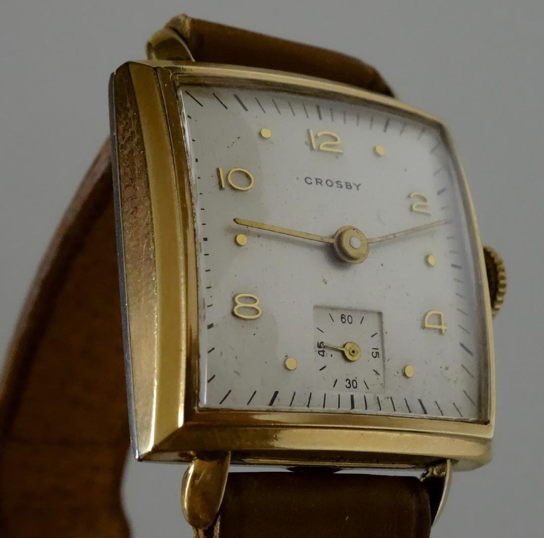 Art Deco Watch Vintage Crosby Mechanical Wristwatch on