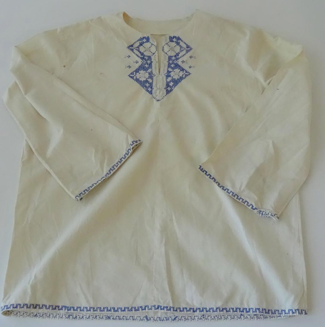 Vintage Russian Peasant Men's Embroidery Shirt Folk (1 of 4)