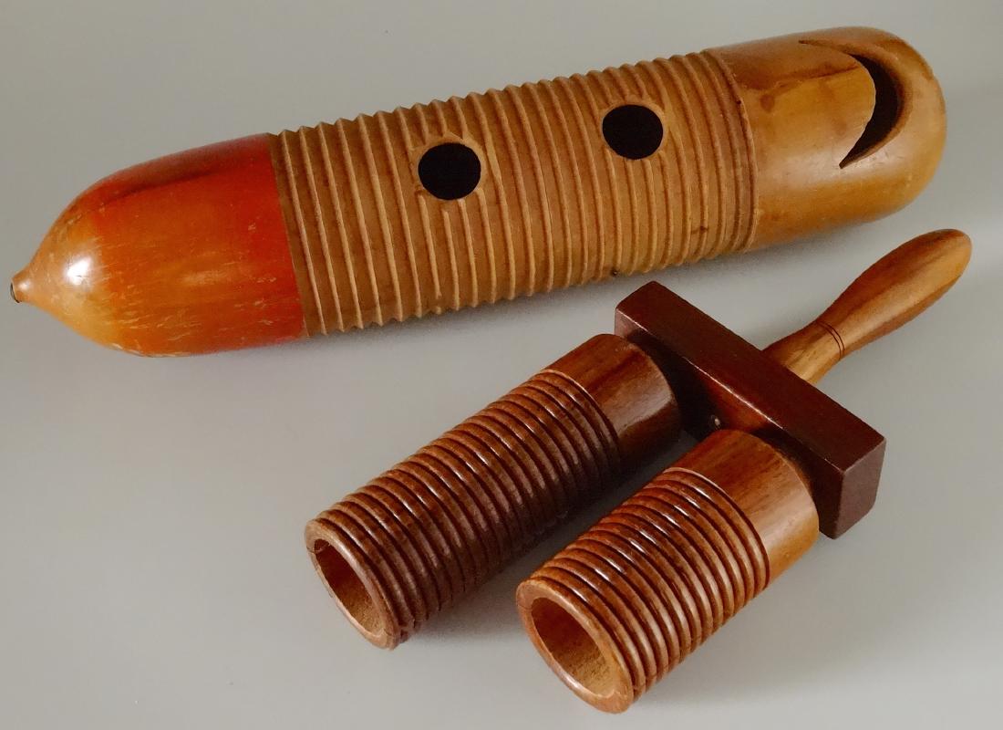 Percussion Wooden Musical Instruments Wood Block Guiro (1 of 5)