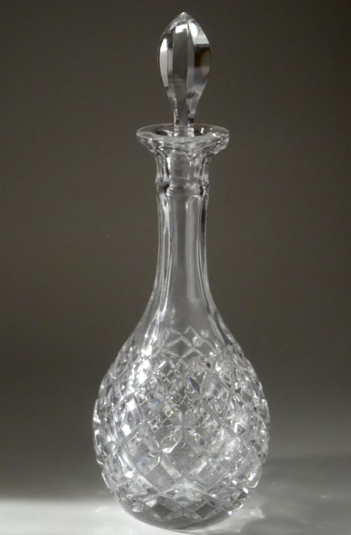 Vintage Pressed Glass Wine Spirit Decanter Bottle: Vintage Pressed Glass Wine Spirit Decanter Bottle Approximately 12 1/2 inches tall with the stopper.