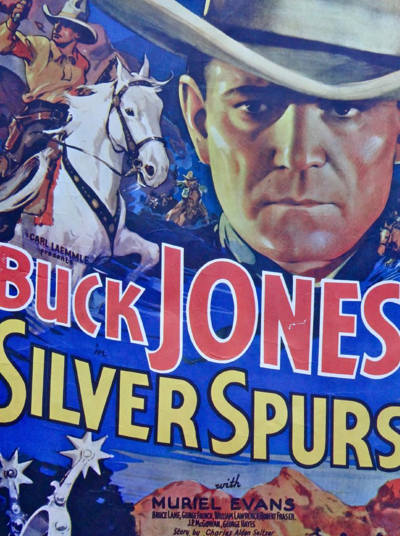 Vintage 1936 Western Movie Poster Buck Jones Silver (1 of 6)