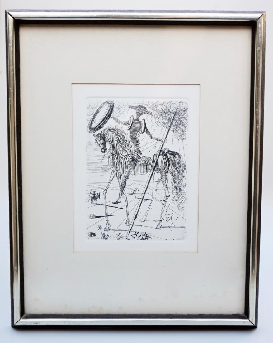 Salvador Dali Cervantes Signed Framed Print (1 of 8)