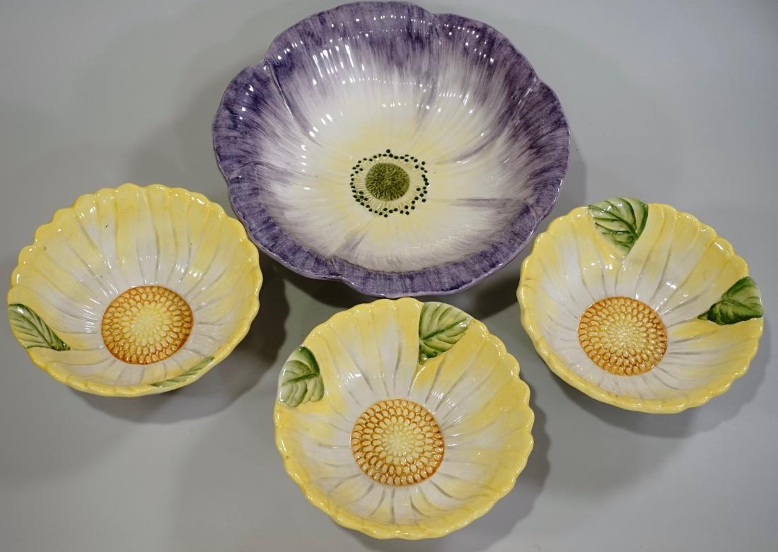 Artesian Ceramic Bowls Set Made In Italy Hand Painted (1 of 7)