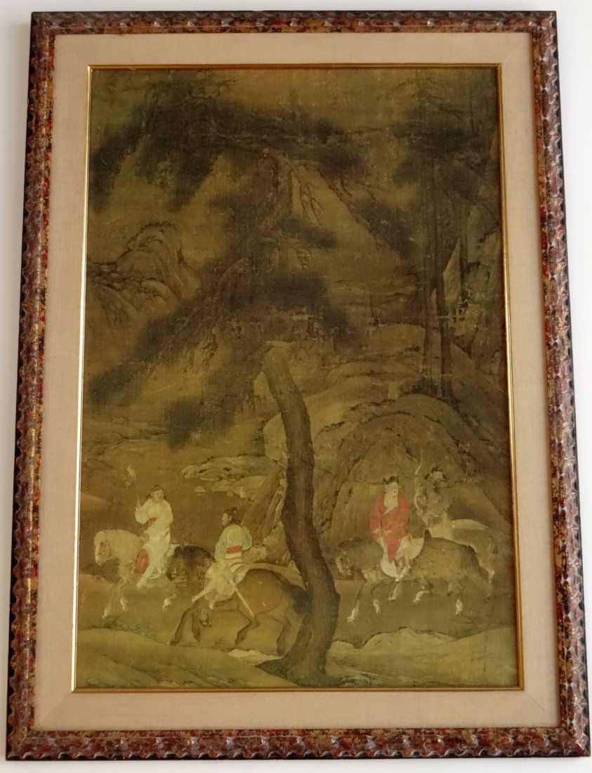 Oriental Style Print Tribute Horse New York Graphic (1 of 5)