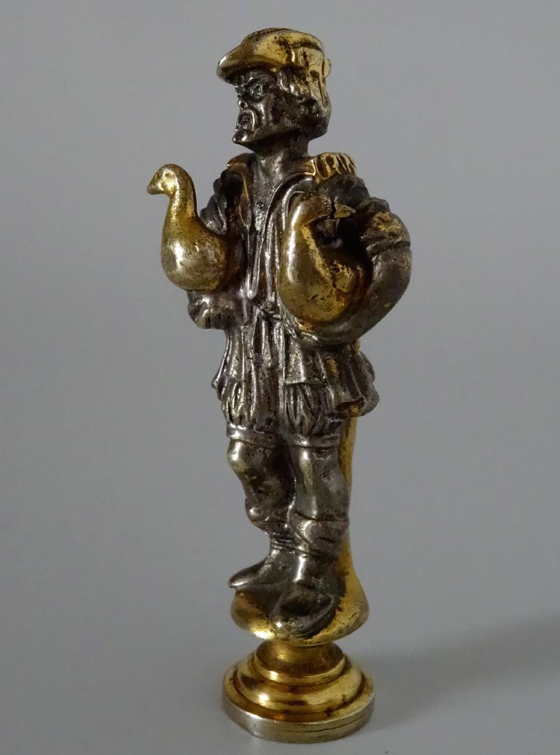 Antique German Wax Seal Nuremberg Gooseman Parcel (1 of 8)