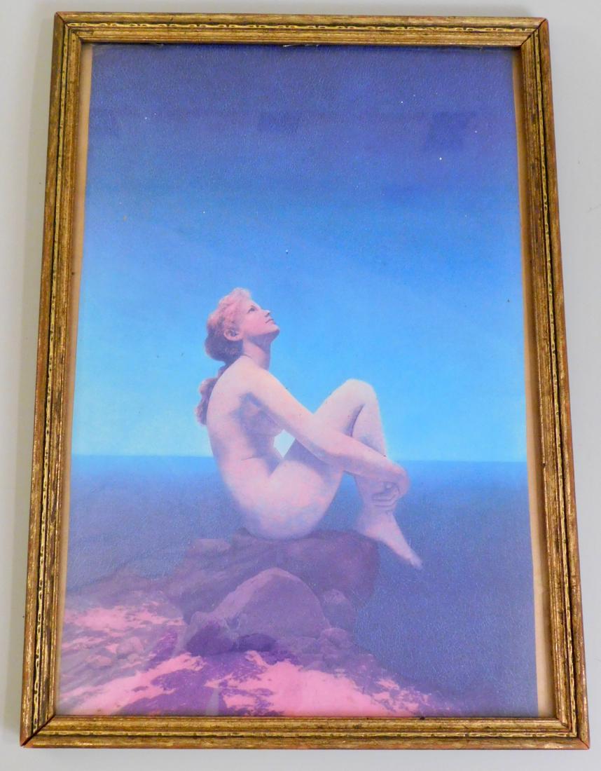 Art Deco Period Frame Maxfield Parrish Star Gazing Prin (1 of 3)