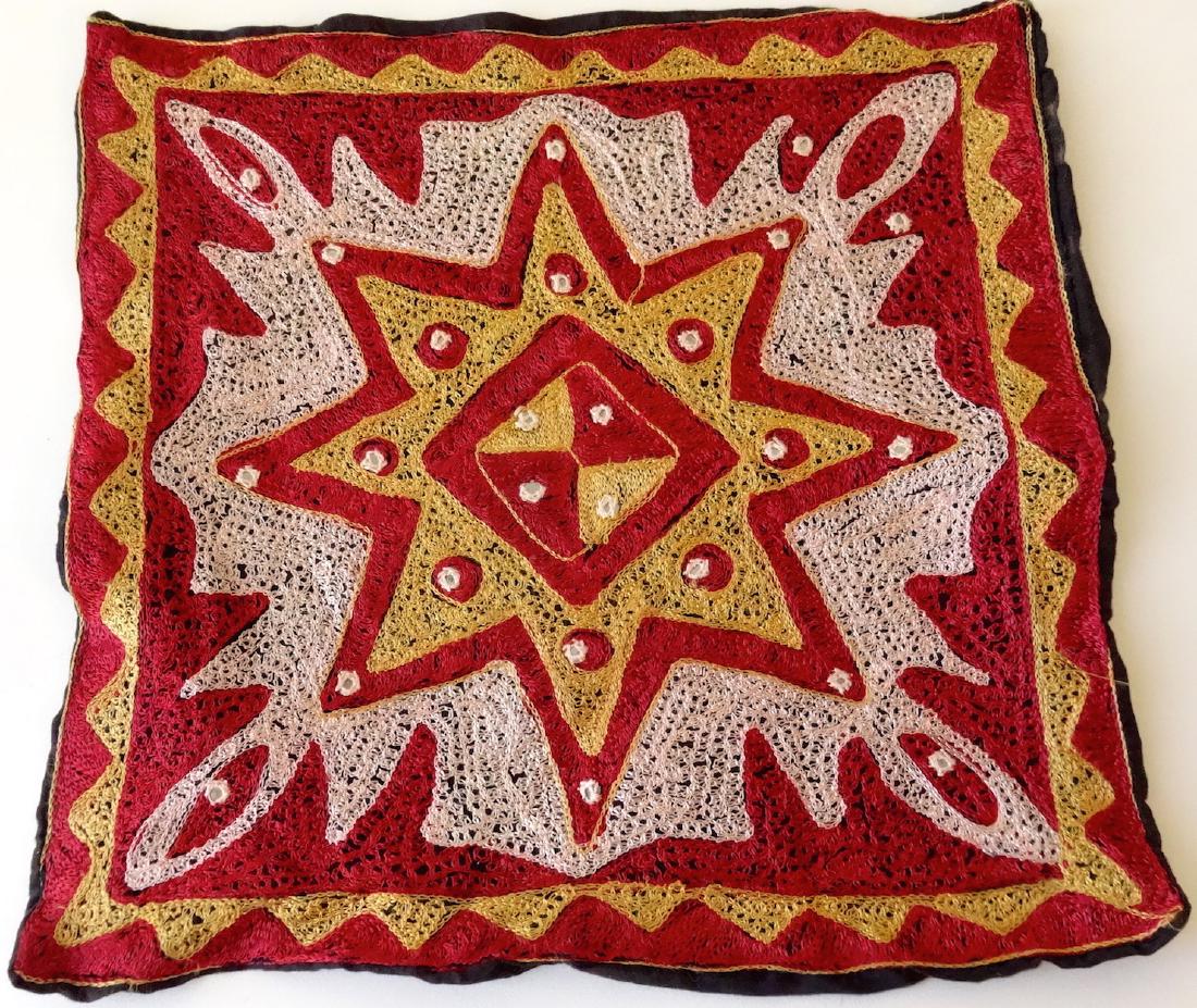 Vintage Ethnic Moroccan Starburst Pillow Cases Jeweled (1 of 4)