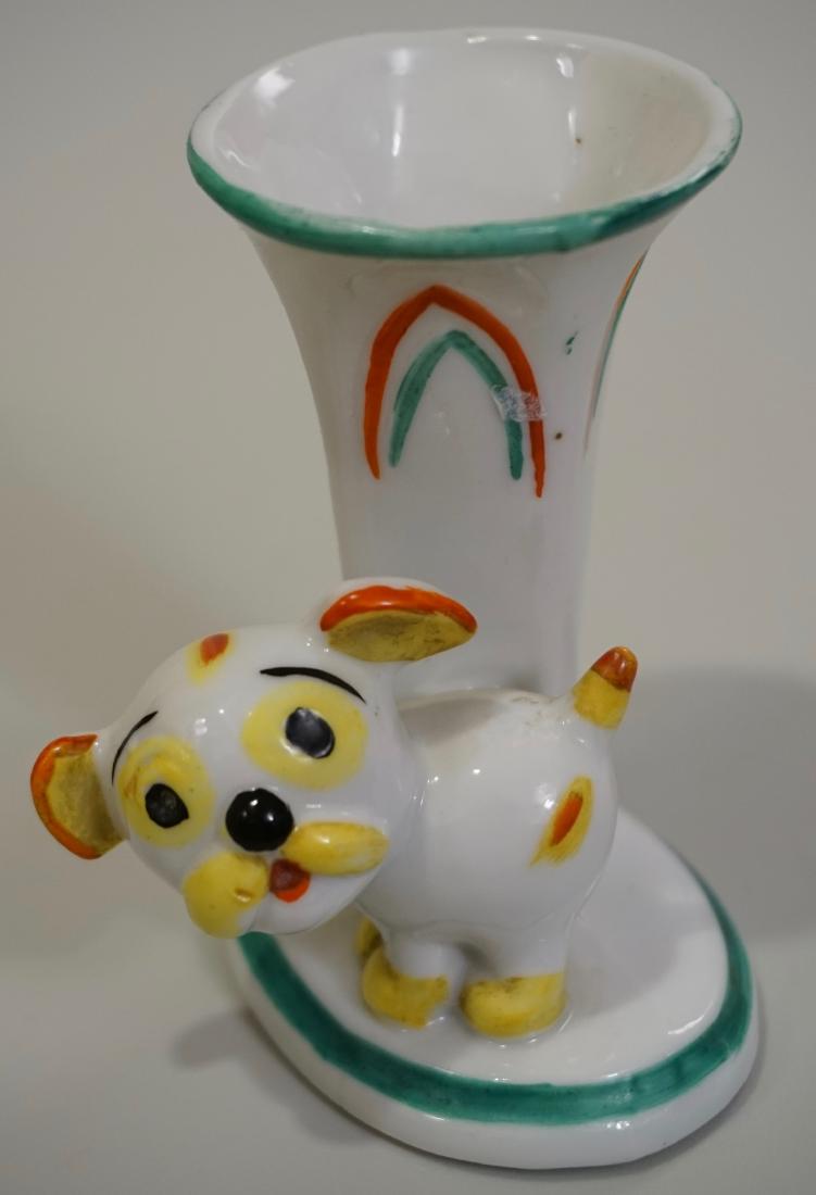 German Art Deco Period Dog Figural Spill Vase c 1930 (1 of 7)