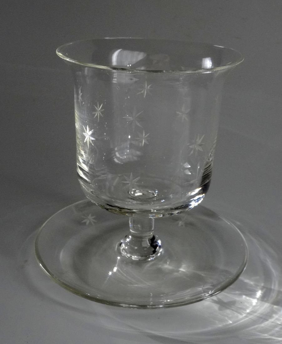 Star Cut Vintage c.1930 Steuben Cigarette Holder Vase (1 of 8)