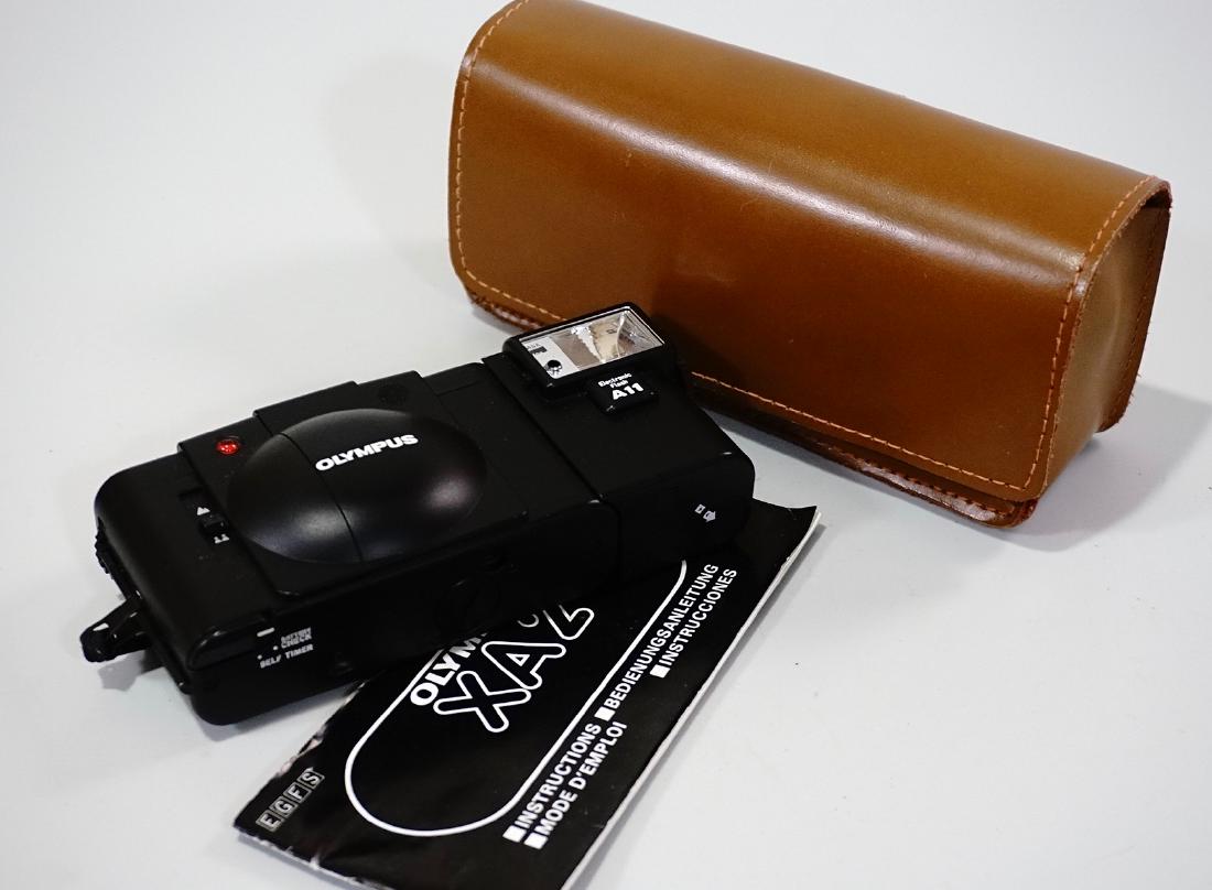 Olympus XA2 A11 Flash Top Grain Genuine Cowhide Case (1 of 9)