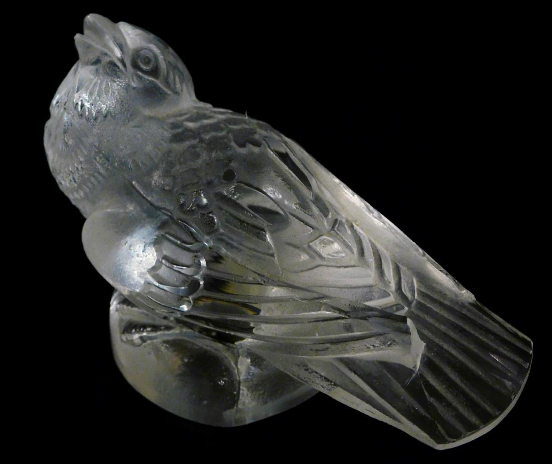 Sparrow Art Glass Bird Paperweight (1 of 4)