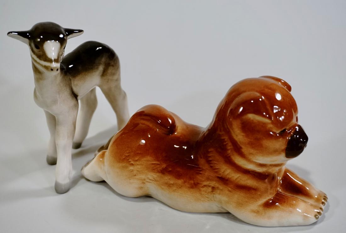 LFZ Lomonosov Porcelain Russian Vintage Dog Figurine (1 of 9)