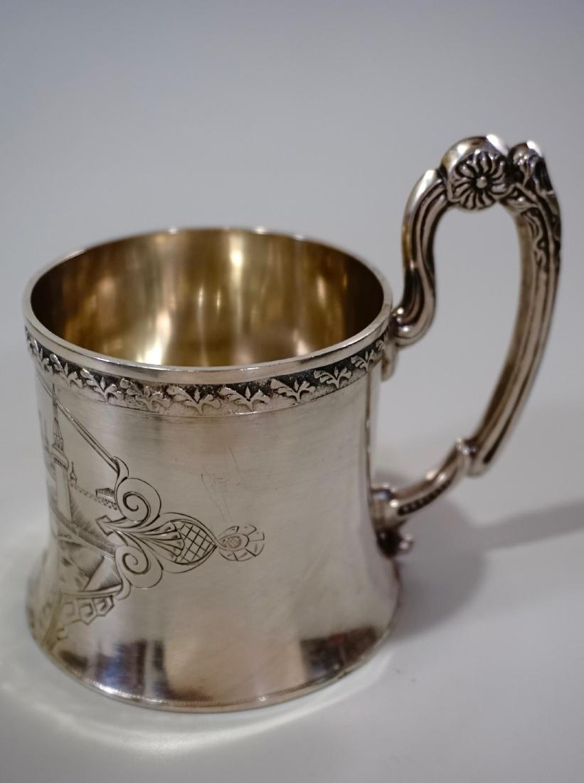 Russian Silver Tea Glass Cup Holder Moscow Kremlin (1 of 14)