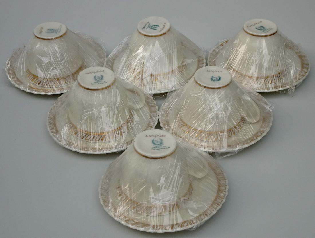 Lot of 6 Tiffany Cups and Saucers Vintage 1950 Storage (1 of 7)