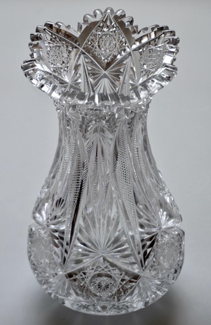American Brilliant Cut Crystal Flower Vase Fine Quality Sep 26, 2018 Vidi Vici Gallery in CA
