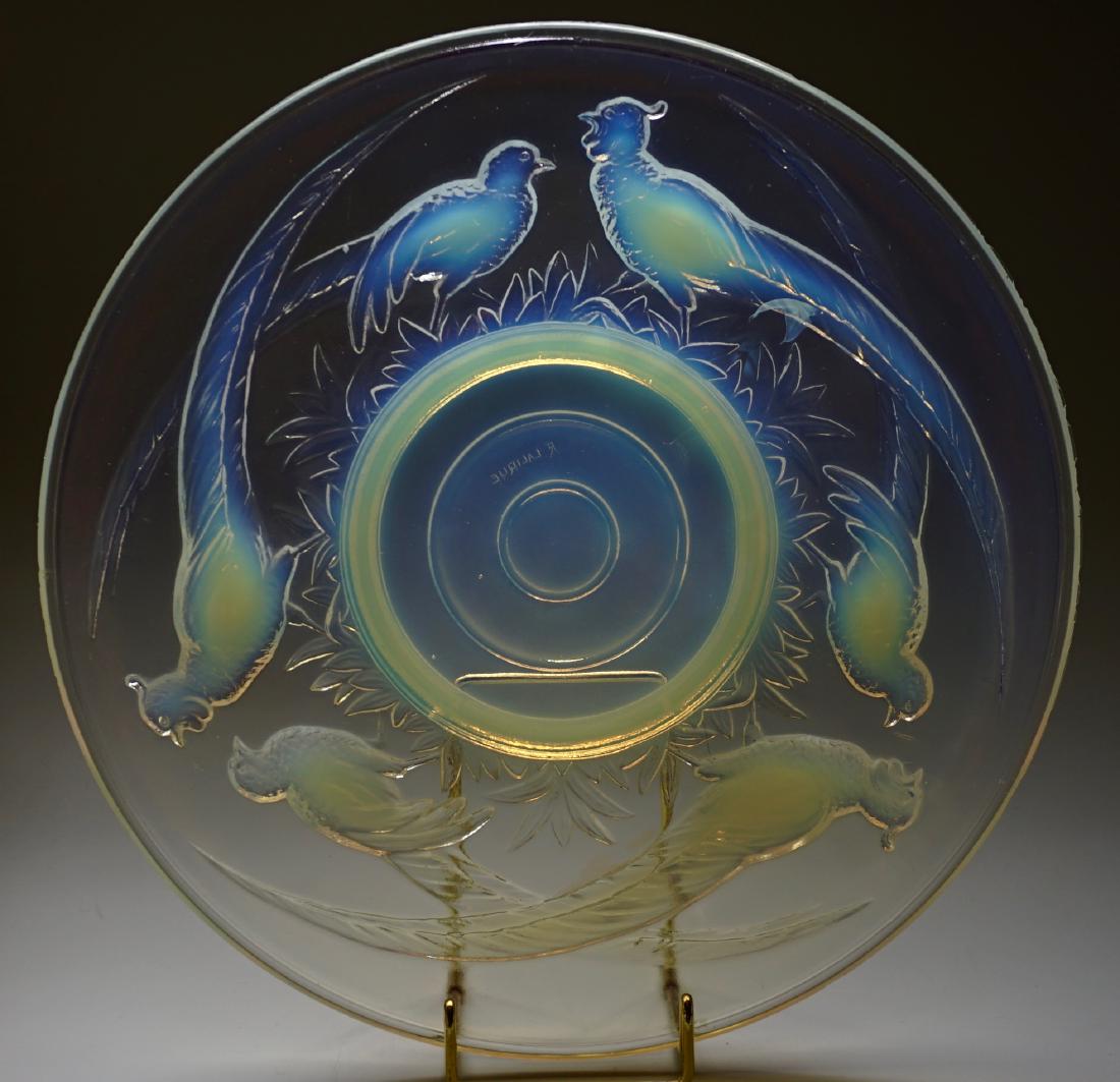 Signed R. Lalique Iridescent Glass Tray Molded Art Deco (1 of 18)