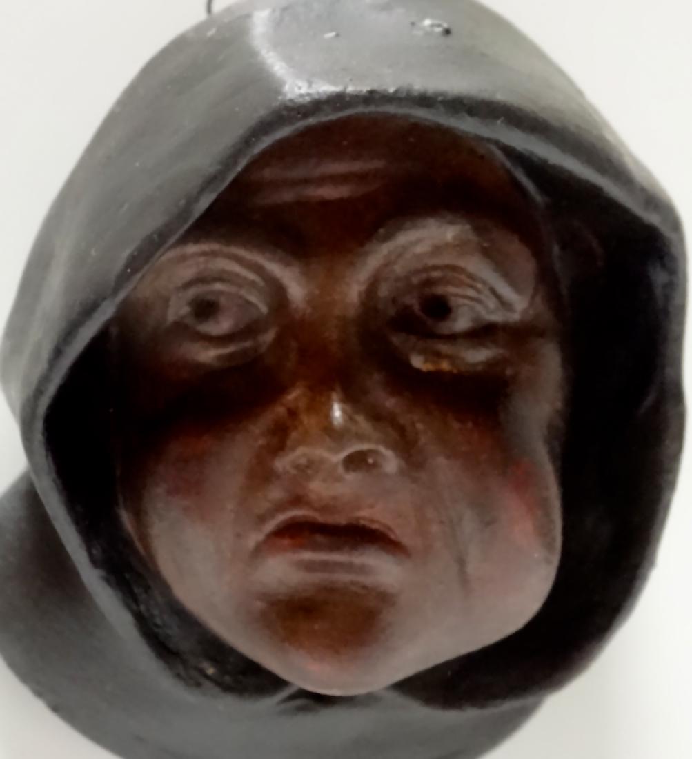 Vintage Monk Head Wall Sconce Pocket Candle Holder (1 of 6)