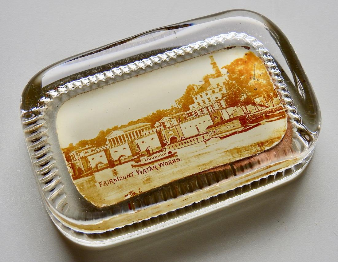 Antique Glass Fairmount Water Works Paperweight (1 of 4)