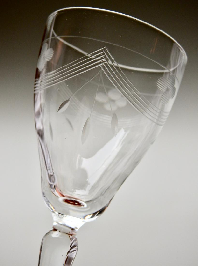 Art Deco Vintage Cut Glass Cordials Lot of 4: Art Deco Vintage Cut Glass Cordials Lot of 4 Approximately 4 7/8 inches tall x 2 1/16 inches in diameter.