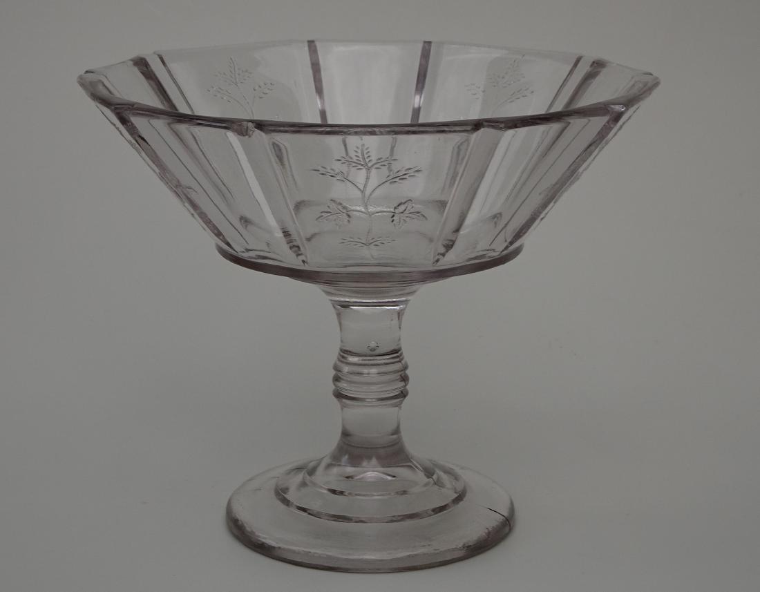 Antique EAPG Footed Dish Compote Pressed Glass (1 of 7)