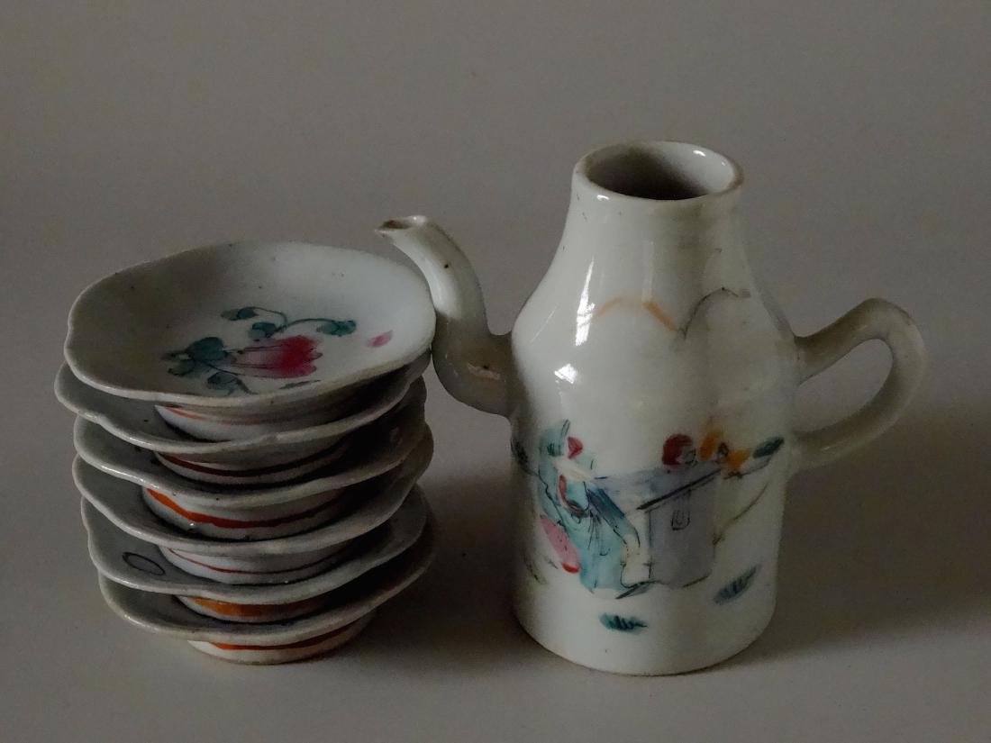 Oriental Antique Chinese Celadon Sauce Vessel 6 Pats (1 of 7)