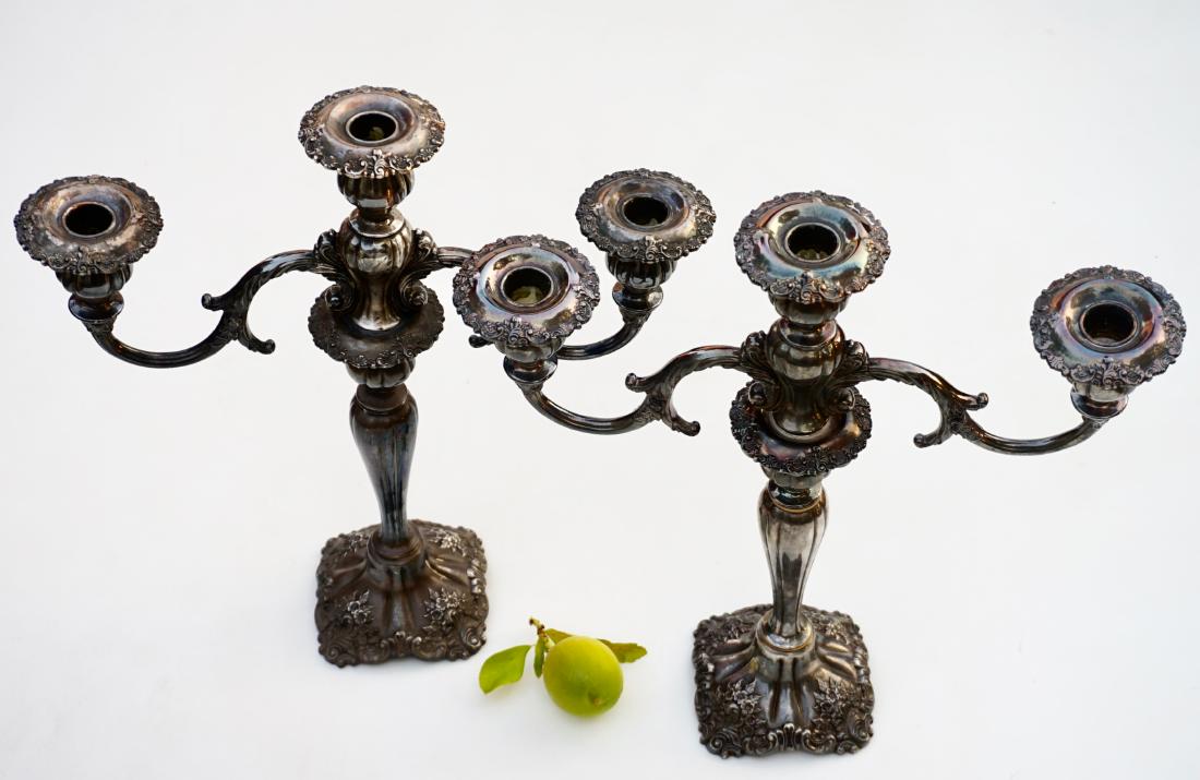 Vintage Baroque by Wallace Candelabra Candlestick Pair (1 of 7)