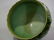 Victorian Garden Majolica Pottery Green Glaze Planter - 3