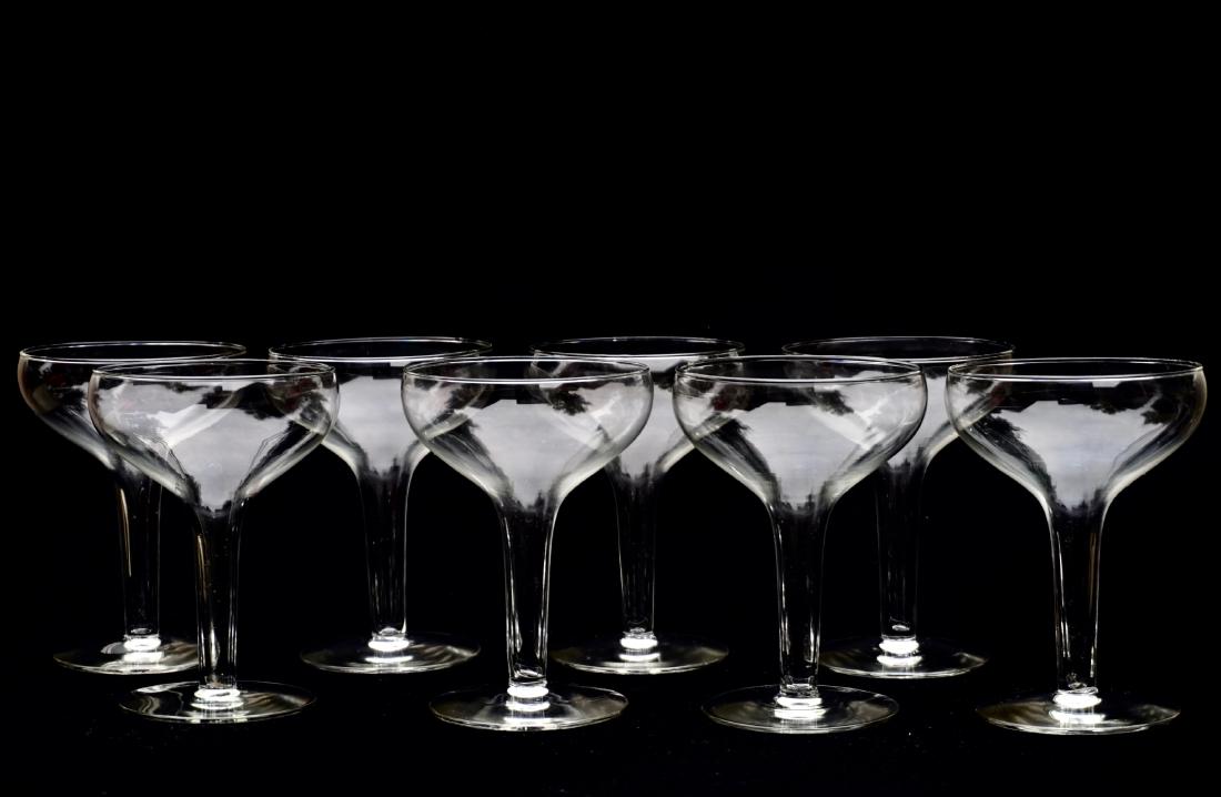 Hollow Stem Champagne Glass Coupe Vintage Stemware Lot (1 of 7)