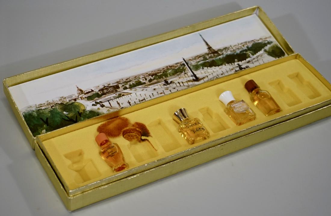 Vintage French Perfume Tester Miniature Bottles Boxed (1 of 7)