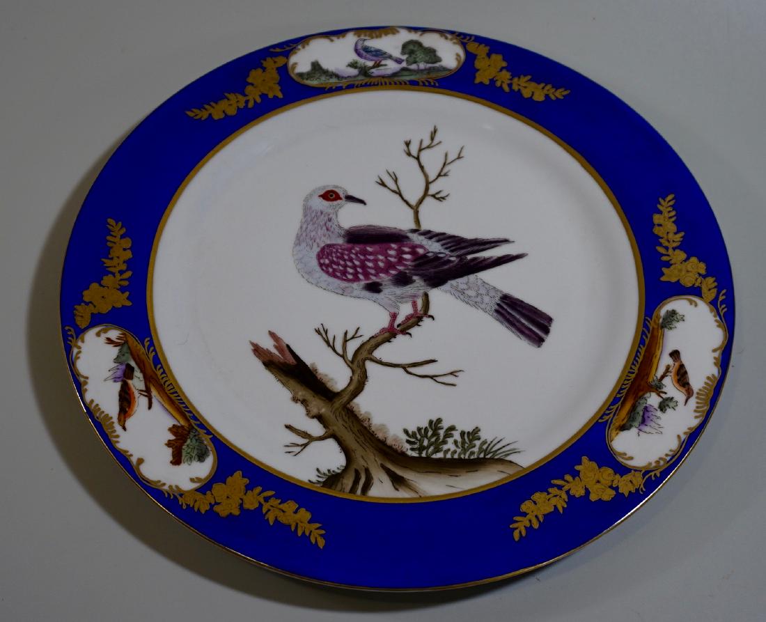 Hand Painted Porcelain Bird Cabinet Plate (1 of 5)