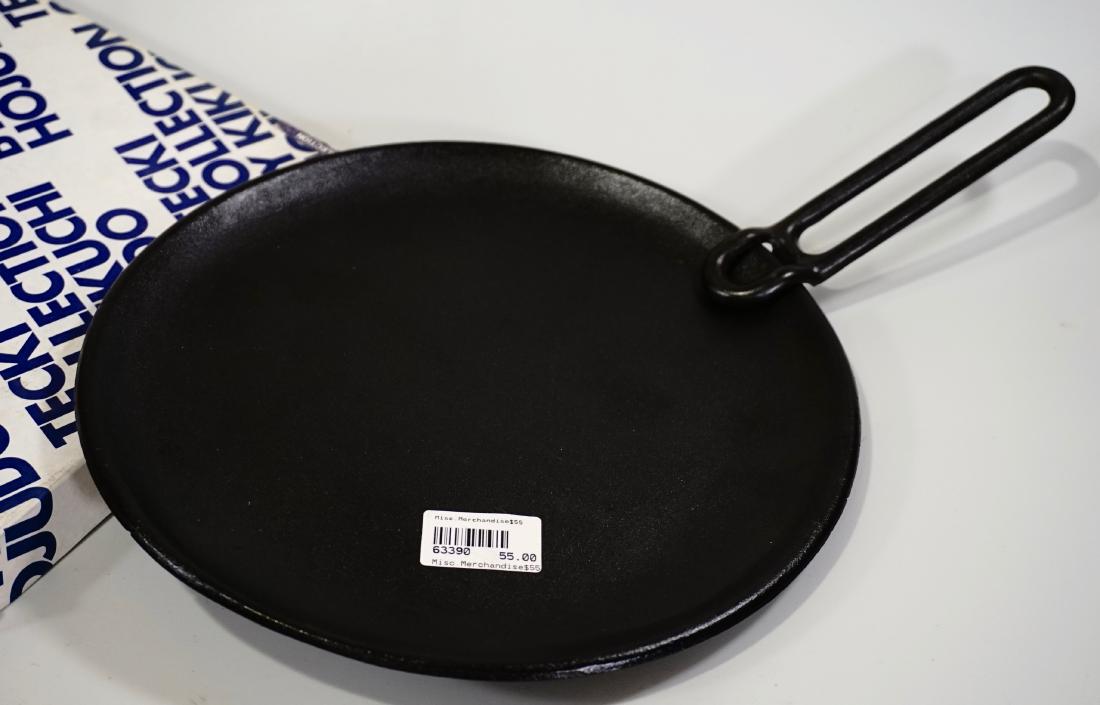 Kikuchi Hojudo Cast Iron Plate Flat Skillet Tecki (1 of 4)