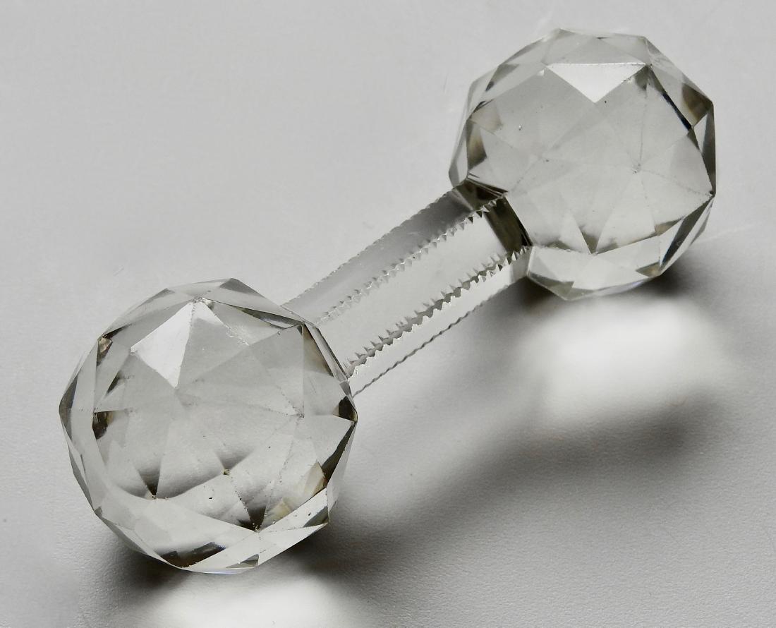 Antique Victorian Glass Dumbbell Knife Rest Feb 26 2019 Vidi Vici Gallery In Ca