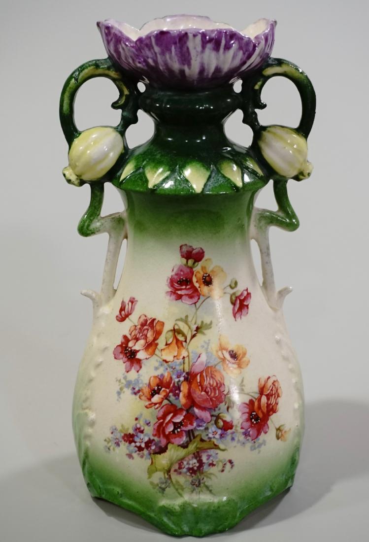 Antique Austrian Art Nouveau Ceramic Vase Feb 26 2019 Vidi