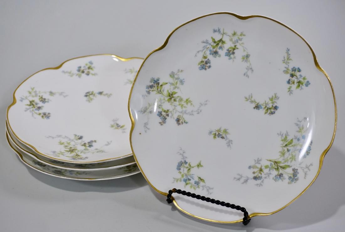 Haviland Limoges Antique Luncheon Plate Lot of 4 Plates: Haviland Limoges Antique Luncheon Plate Lot of 4 Plates c 1910 Approximately 7 3/8 inches in diameter.