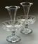 Vintage Pair Epergne Removable Vase Clear Pressed Glass - 2