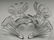 Vintage Pair Epergne Removable Vase Clear Pressed Glass - 3