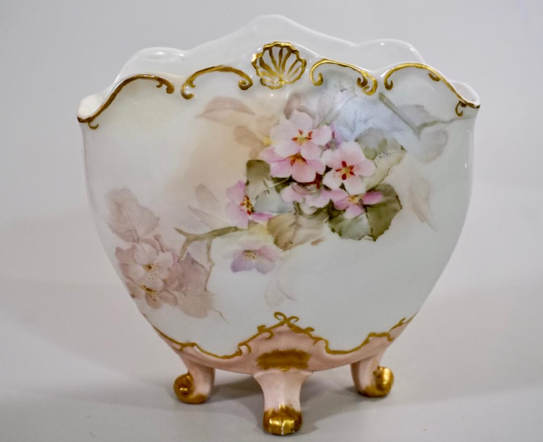 D&C France Limoges Porcelain Vase Delinieres & Co c1900