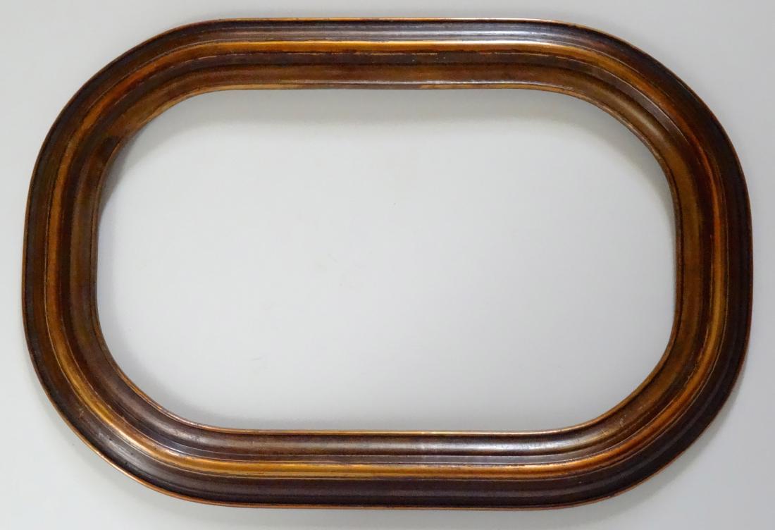 Vintage 40s Picture Frame Rectangular with Rounded Corn: Vintage 40s Picture Frame Rectangular with Rounded Corners Approximately 19 1/4 x 13 5/16 inches. Fits image approximately 16 x 9 7/8 inches.