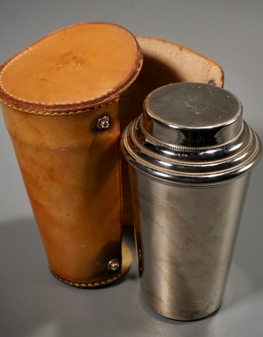 Vintage Traveling Cocktail Martini Set with Leather (1 of 4)