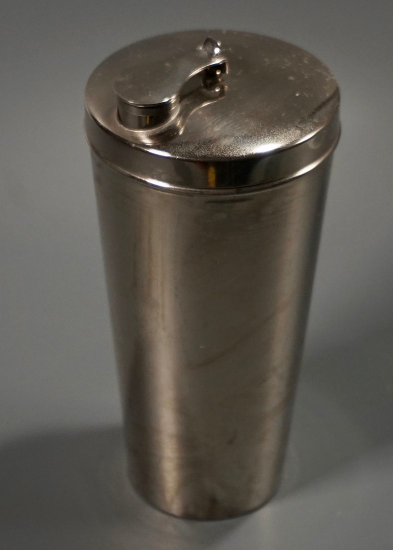 Vintage Chrome Gilded Martini Set Germany (1 of 5)