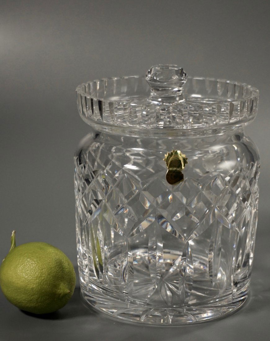 Waterford Signed Crystal Humidor Lidded Biscuit Jar (1 of 5)