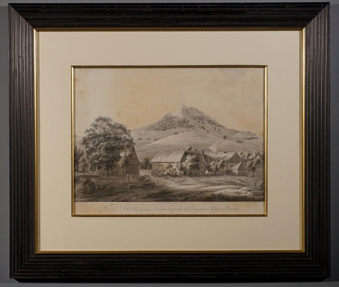 Antique Style Hand Colored Large Prints Nicely Framed (1 of 7)