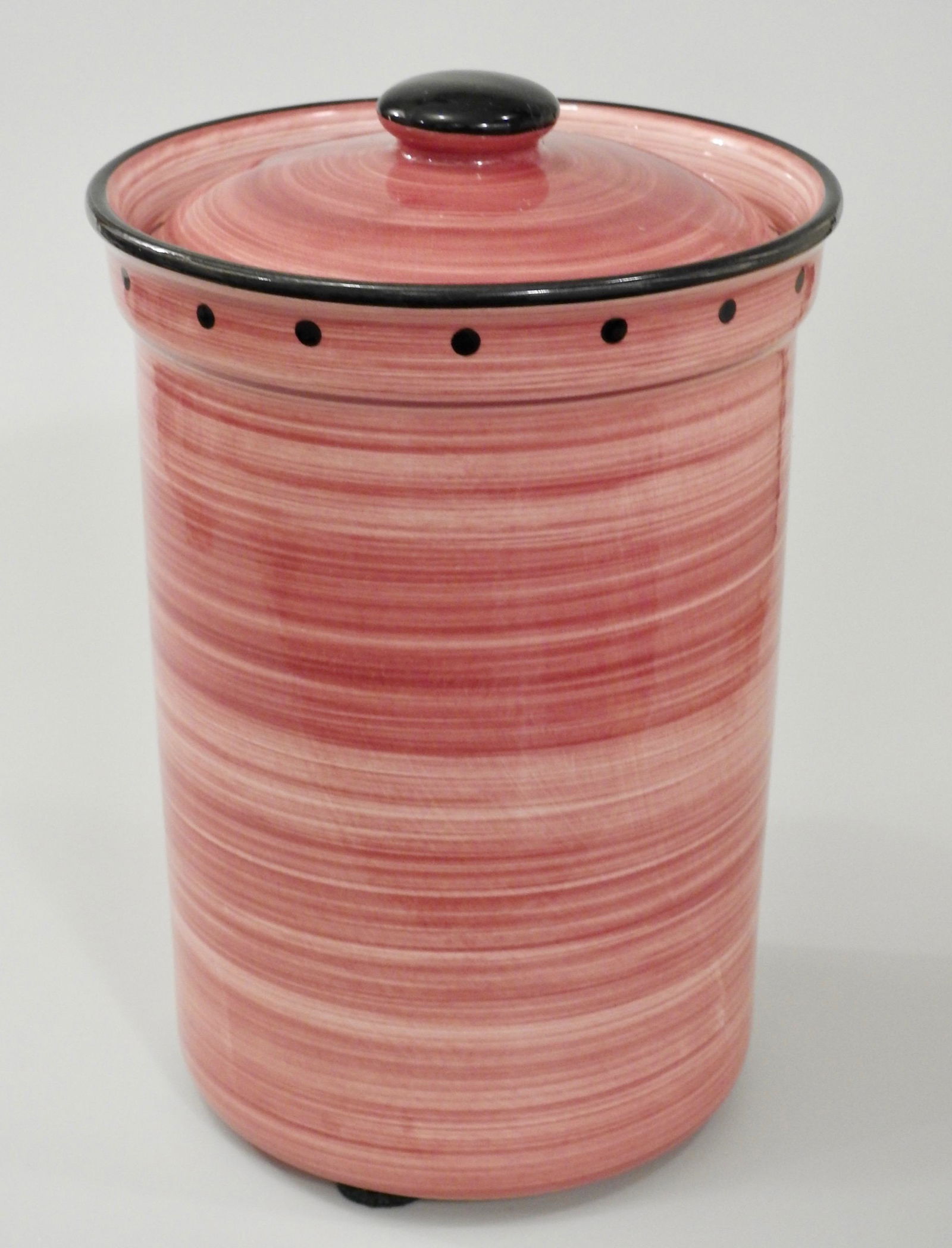 Large English Ulster Ceramics Pink Country Kitchen (1 of 3)