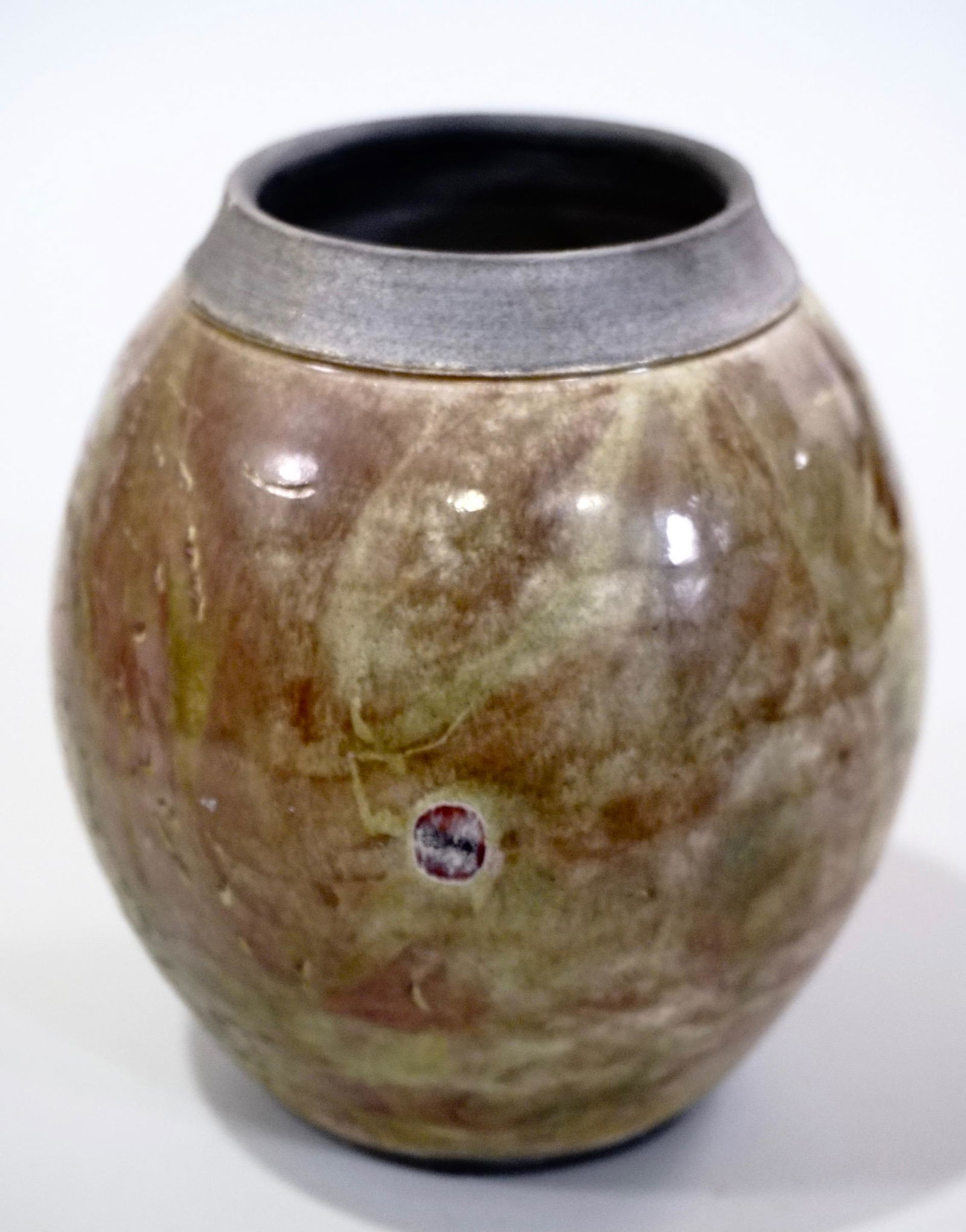 Mid Century Studio Pottery Vase Artist Signed (1 of 5)